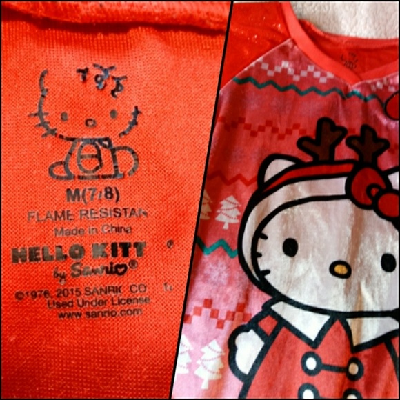 Christmas Dress + Hello Kitty Nightdress Bundle - Picture 4 of 10